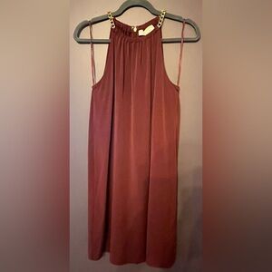 Michael Kors Rust Sleeveless Dress